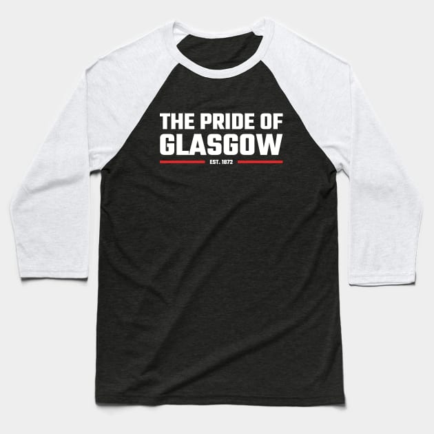 The Pride of Glasgow Baseball T-Shirt by Footscore